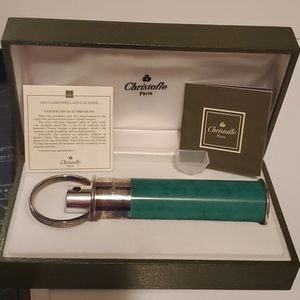 CHRISTOFLE FRANCE LAQUE DE CHINE PERFUME BOTTLE